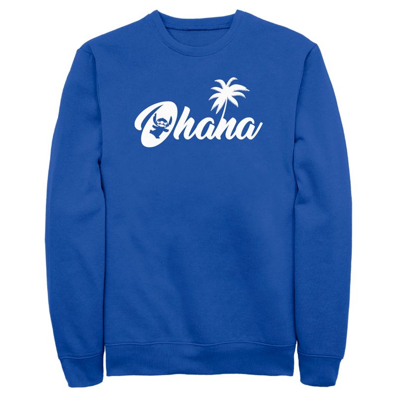 Men's Lilo & Stitch Ohana Silhouette Sweatshirt, 1 of 5