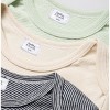 Stellou & Friends Unisex Cotton Long Sleeve Bodysuit - 3pk - 18-24 Months / Striped - 2 of 4