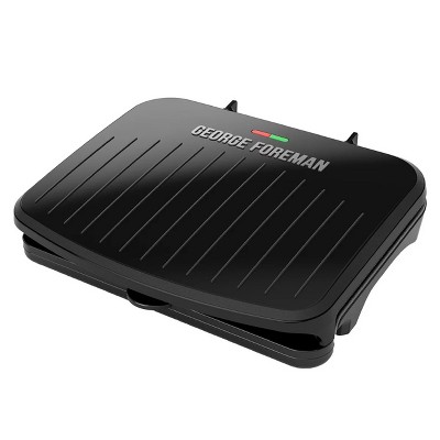 George Foreman 5-Serving Submersible Indoor Grill Compact Nonstick Fat  Removal