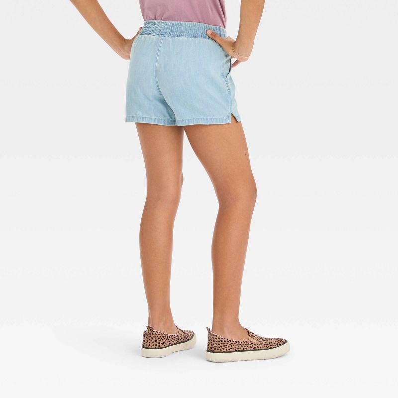 Girls&#39; Mid-Rise Pull-On Jean Shorts - Cat &#38; Jack&#8482;, 3 of 5