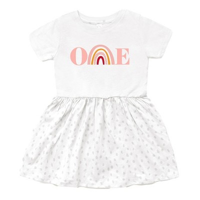 The Juniper Shop One Rainbow Infant Dress