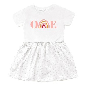 The Juniper Shop One Rainbow Infant Dress - 1 of 3
