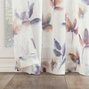 No. 918 Sheer Ellie Floral Print Rod Pocket Curtain Panel - image 4 of 4