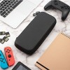 Insten Carrying Case with 10 Game Card Holder Slots for Nintendo Switch & OLED Model, Controllers and Accessories, Portable Travel Cover, Black - 2 of 4