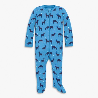 Primary Baby Organic Zip Footie