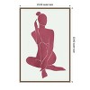 Amanti Art Henri Matisse Minimal Woman No 3 by Jay Stanley Framed Canvas Wall Art - 4 of 4