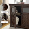 Vynxaria 2-Door Large Buffet Sideboard - Versatile Storage for Entryway, Living Room, Dining Room, and Coffee/Wine Bar. - 3 of 4
