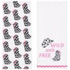 The Lakeside Collection Set of 2 Cowgirl Themed Kitchen Towels - 3 of 4