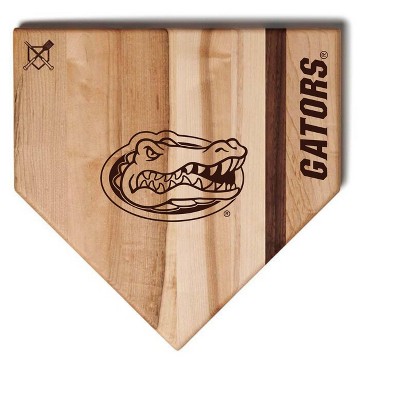 NCAA 12-Inch Wooden Home Plate Cutting Board, Florida Gators