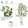 Garvee Artificial Eucalyptus Tree, Lifelike Faux Plant, Bendable Stems, Indoor/Outdoor, Effortless Assembly - 2 of 4