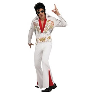 Men's Deluxe Elvis Presley Eagle Jumpsuit Costume - 1 of 1