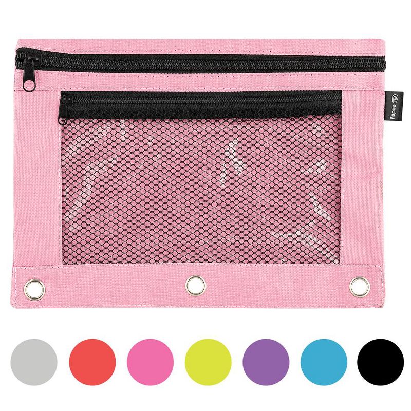 Enday Double Zipper Binder Pencil Pouch, 1 of 7
