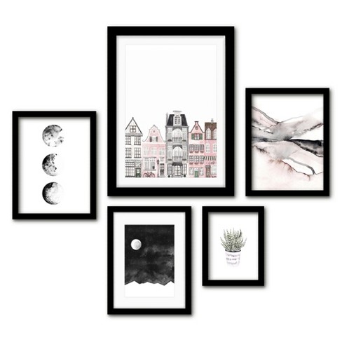 Platinum Essential Black Frame Gallery Wall Set 3 - Australian