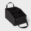 Small Transportable Storage Black - Brightroom™: Car & Trunk Organizer, Automotive Accessories, Polyester, 16"x10"x8" - 3 of 4