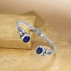 Ross-Simons Lapis Bali-Style Dragonfly Cuff Bracelet in Sterling Silver and 18kt Yellow Gold - 4 of 4