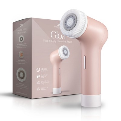 Gloa Face and Body Cleansing Brush by Project E Beauty | 3 Cleaning Brushes | Pore Cleaner | Scrub Brushes for Cleaning | Exfoliate for Face & Body