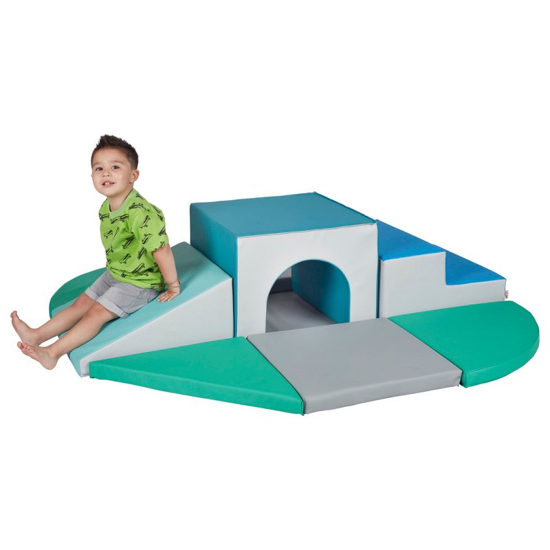 ECR4Kids SoftZone Lincoln Tunnel Climber, Toddler Foam Climber for Safe Active Play, 4 of 13