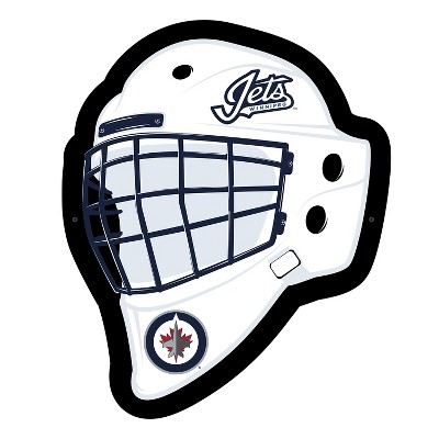Evergreen Ultra-Thin Edgelight LED Wall Decor, Helmet, Winnipeg Jets- 15.6 x 19 Inches Made In USA