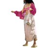 Crochet Hollow Out Cardigan Sheer Beach Cover Ups Cropped Drop Shouder Mesh Cardigan with Lantern Sleeve - 4 of 4