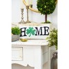 C&F Home 6" x 12" St. Patrick's Day 3 Leaf Clover Shamrock "Home" Small/Petite Accent Throw Pillow - 3 of 4
