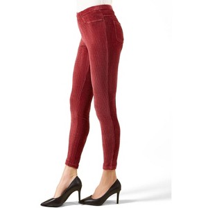 Memoi Wide-Rib Stretch Corduroy Leggings - 1 of 4