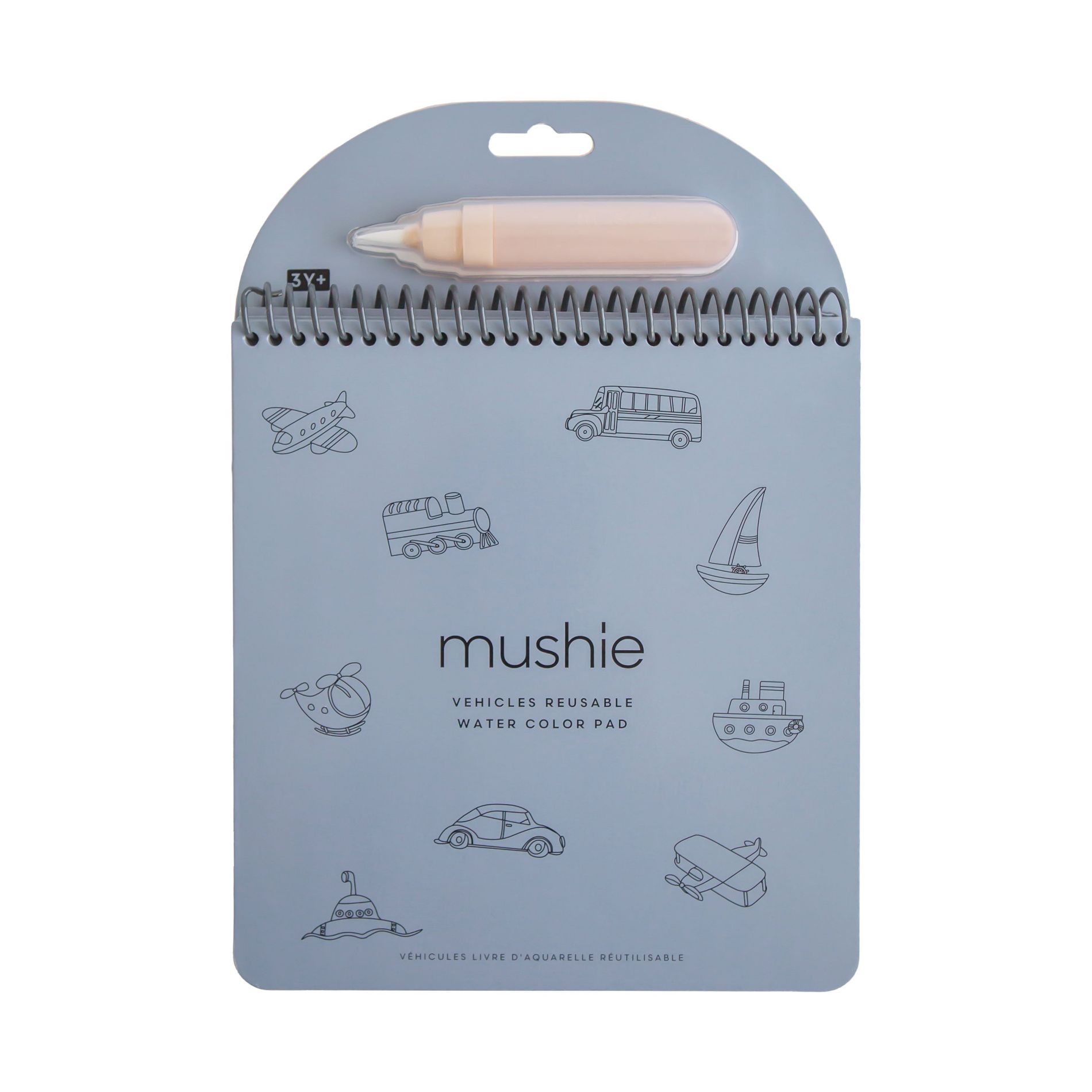 Mushie Vehicles Reusable Water Color Pad