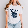 Yale Bulldog Distressed - Women's Short Sleeve Graphic T-Shirt - 2 of 4
