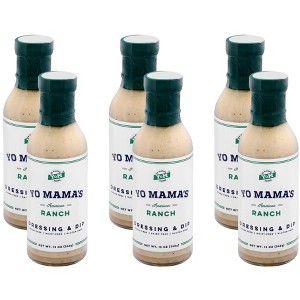 Yo Mama's Foods Ranch Dressing and Dip - Case of 6/13 oz - 1 of 4