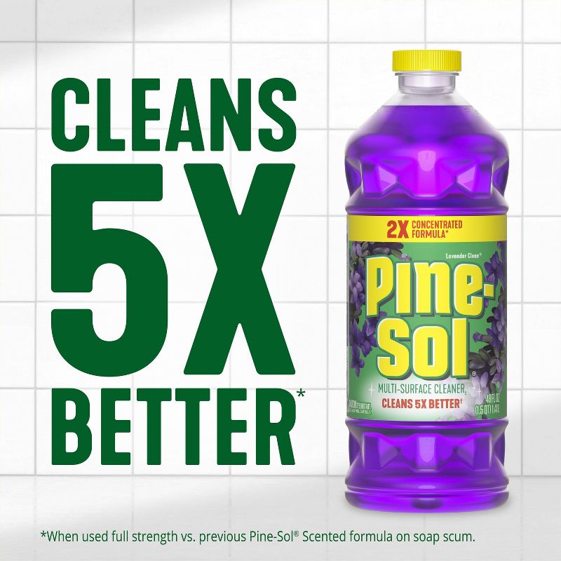 Pine-Sol Lavender Clean All Purpose Cleaner - 48oz, 4 of 15