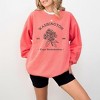 Simply Sage Market Women's  Garment Dyed Graphic Sweatshirt Embroidered Washington Coast Flower - 2 of 4