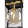 Maxim Lighting Fluid 1 - Light Flush Mount in  Black/Satin Brass - 2 of 4