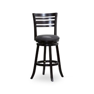 NicBex Dining Chairs Upholstered Chair Bar Height Chairs Slat Back Swivel Chair Fabric Seat for Kitchen - 1 of 4