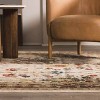 Hauteloom Neola White/Brown Oushak Rug - 3 of 4