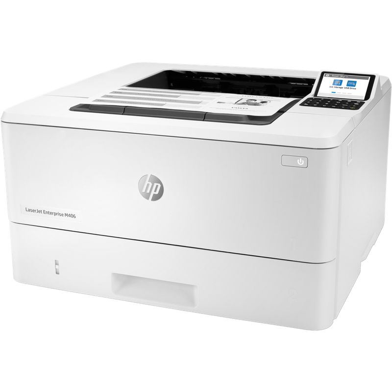HP Inc. LaserJet Enterprise M406dn Laser Printer, Black And White Mobile Print Up to, 3 of 9