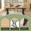 Kumasinova 70.86" Rectangle Dining Table,Modern Kitchen Table with Wood Tabletop,Center Table for Dining Room,Living Room & Office - 4 of 4