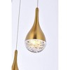 Elegant Lighting Amherst 9 - Light Chandelier in  Satin Gold - 3 of 4
