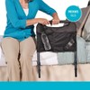 Able Life Bedside Safety Handle & Organizer Pouch for Seniors, Black - 2 of 4