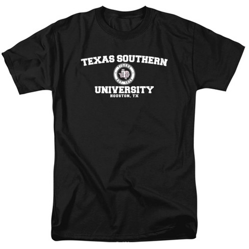 Texas Southern University Official Circle Logo Unisex Adult T Shirt, Charcoal - image 1 of 4