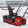 Coucheta 2X20v Electric Snow Blower Cordless - Brushless Motor Snow Thrower, Long-Range 180° Rotating Chute, User-Friendly Design & Safe Operation - 3 of 4