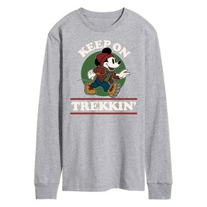 Men's - Disney - Keep On Trekkin Long Sleeve Graphic T-Shirt - 1 of 4
