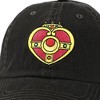 Sailor Moon Embroidered Character Emblems Pigment Dye Adjustable Hat - 4 of 4
