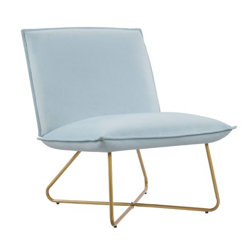 Light blue slipper online chair