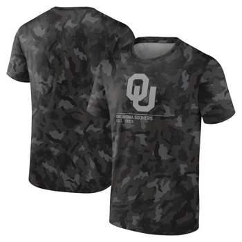NCAA Oklahoma Sooners Men's Camo Bi-Blend T-Shirt