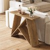 Tribesigns 41.3"Small Entryway Table, Narrow Farmhouse Console  Table with Rustic Wooden Legs for Living Room, Entry, Entrance, Foyer , Brown - 3 of 4
