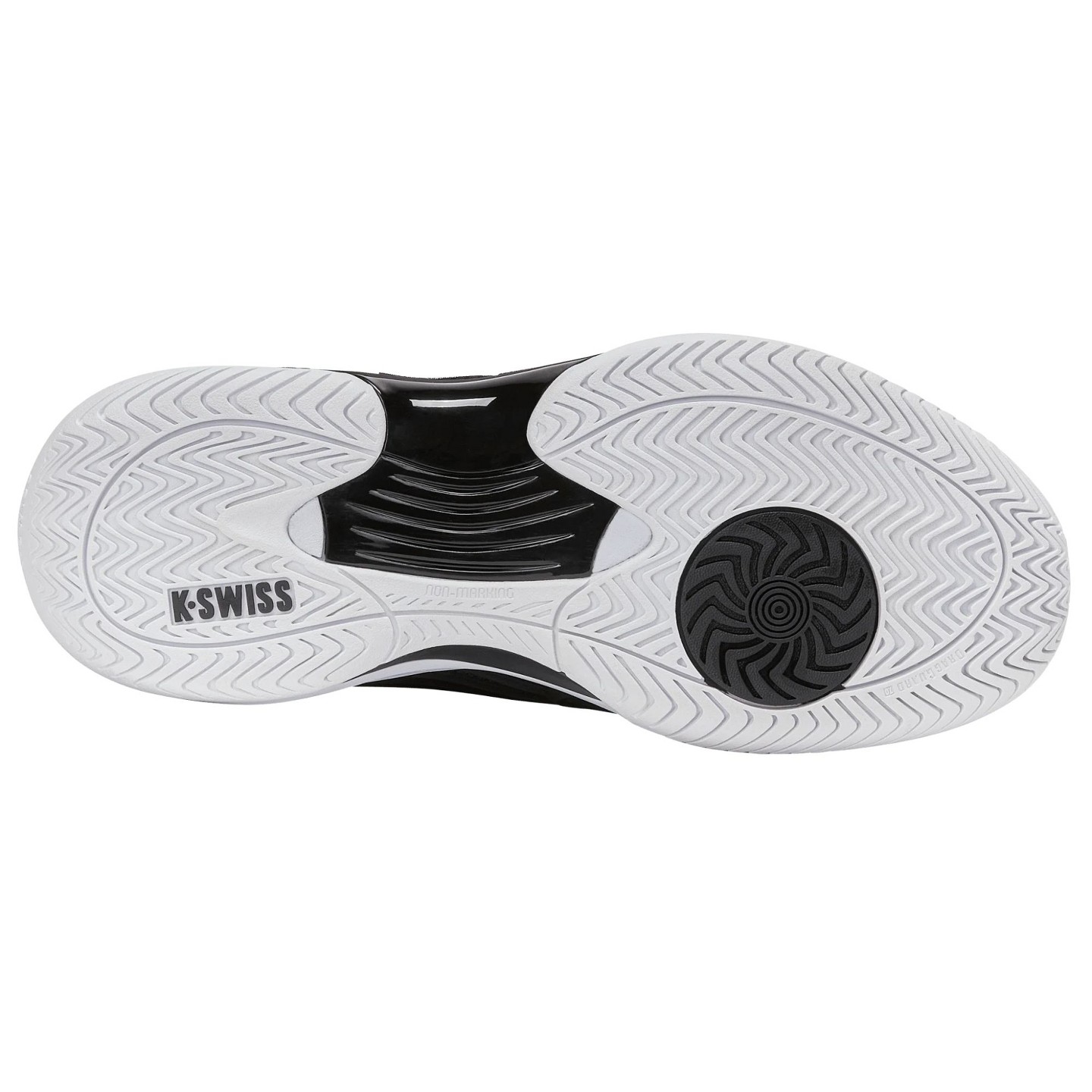 Женские кроссовки K-Swiss Hypercourt Express 3 (Black/White) (Black/White), цвет: Чёрный — фото 5