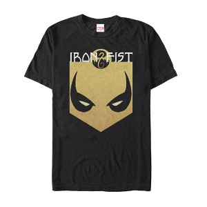 Men's Marvel Iron Fist Mask T-Shirt - 1 of 4