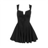 Clotth Women's Princess Style Corset Dress - Sleeveless Backless Ruffle A-Line Mini Dress, Summer Going Out Party Club Dress - 2 of 4