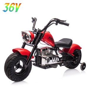 Jojoka Kids Electric Dirt Bike 36V Ride On Motorcycle for Teens, 350W Brushless Motor, 16.5 MPH, LED Headlights, Music, Spring Suspension - 1 of 4