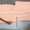 LISM 100% Cotton Fitted Sheet Deep Pocket Fitted Sheet, Fits Mattress Upto 16" - 3 of 4