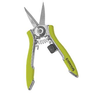 Centurion Precision Snip Spring Loaded Curved/straight Garden Pruning,  Shaping, & Trimming Shears With Stainless Steel Blade, Set Of 2 : Target